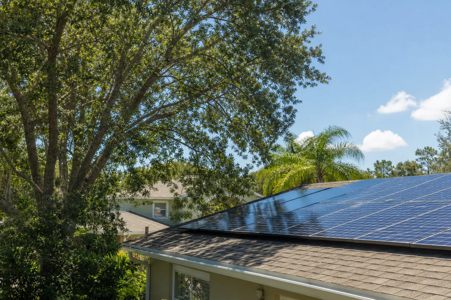 Editorial illustration of Start by Identifying the Actual Source of Shade in Florida