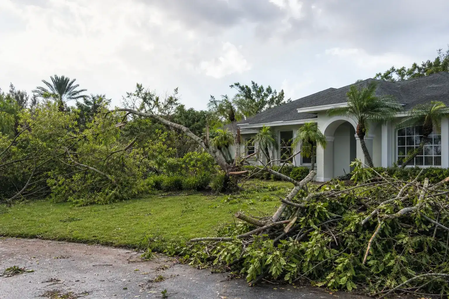 Storm-damaged branches beside a Florida home for emergency tree removal after a storm in port orange: what you need to know Storm-damaged branches beside a Florida home for emergency tree removal after a storm in port orange: what you need to know