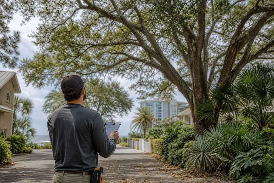 tree trimming cost planning at a Daytona Beach, Florida property